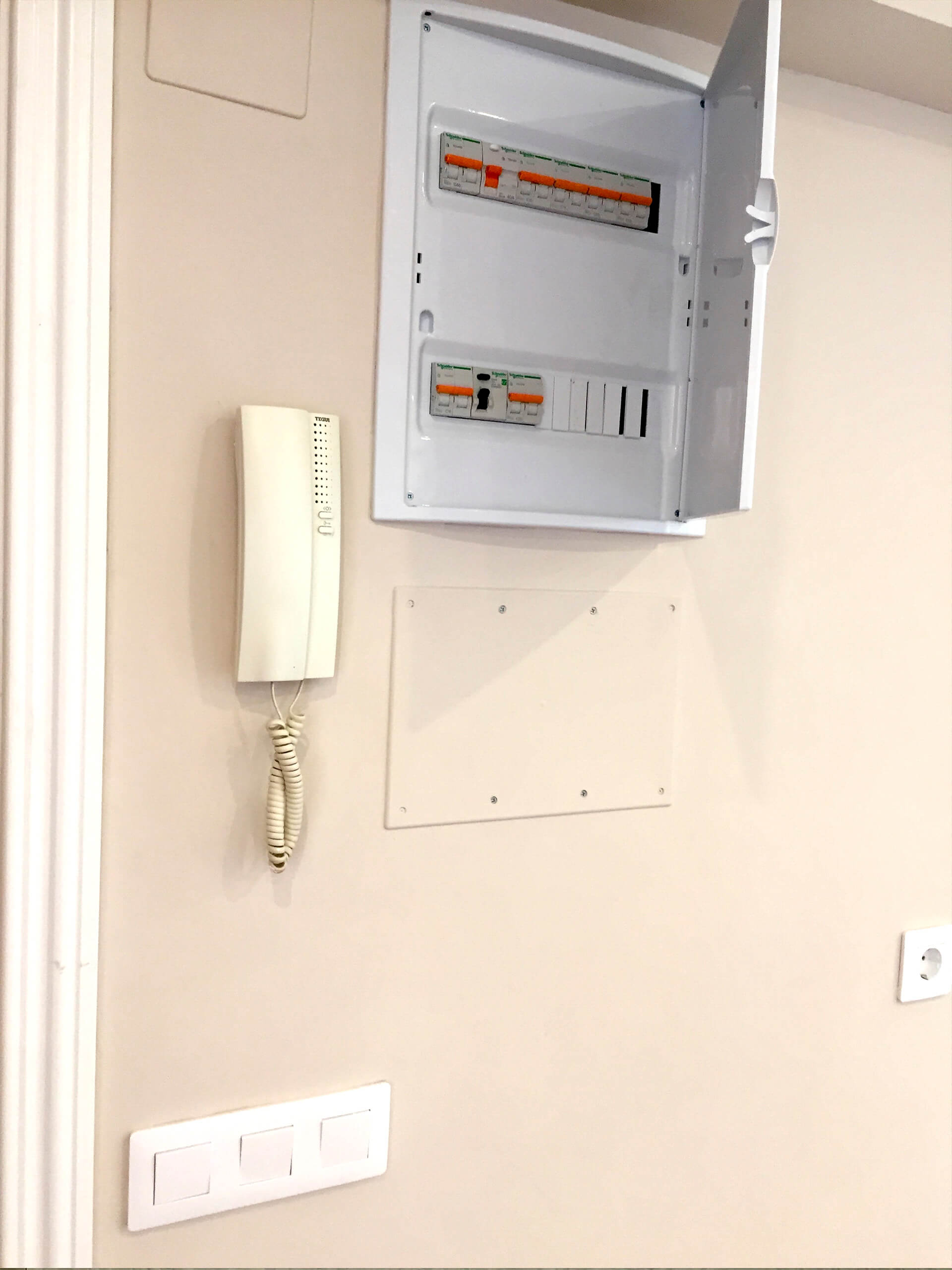 panel de luz reformado