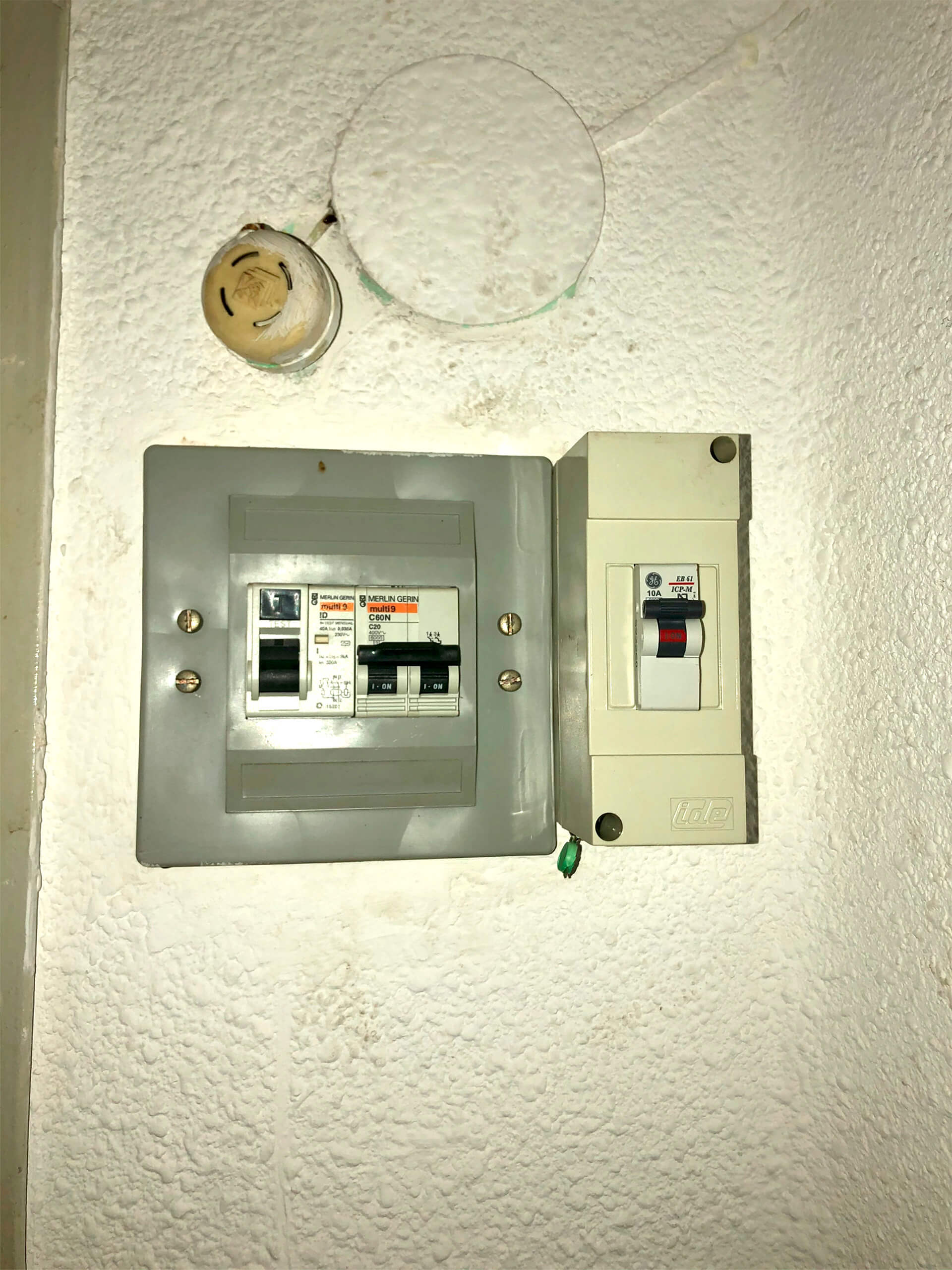 panel de luz